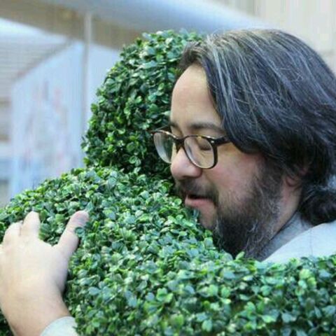 A Hedge Man performing at a corporate event in Berlin